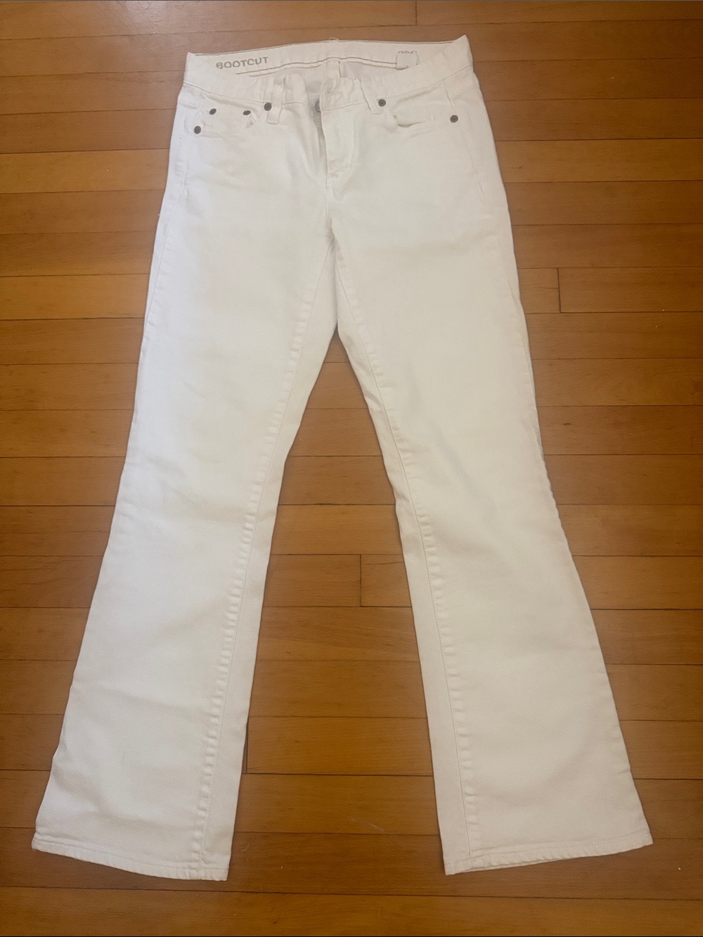 J. Crew White Women's Bootcut Jeans